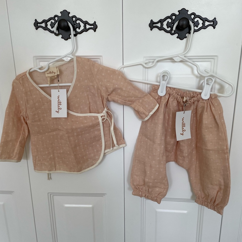 Willaby Baby Girl Outfit: 3-6 months